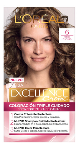 Pack Coloracion 2 Excellence 6 Loreal Paris