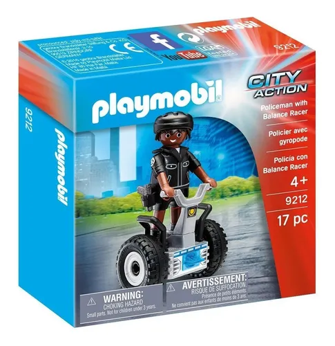 comprar Set Playmobil 9212 Policía Con Vehículo 17pcs