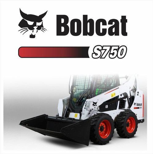 Kit Adesivos Compatível Mini Carregadeira Bobcat S750 R403 Cor Padrão