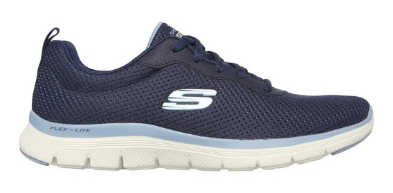 Zapatillas Skechers Mujer Azul | MercadoLibre 📦