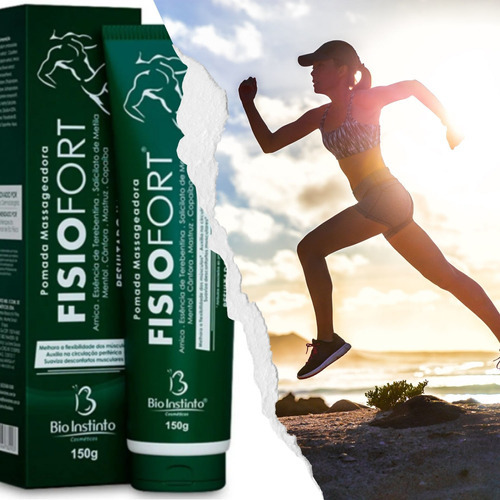 Kit Pomada Massageadora Fisiofort +premiun Bio Instinto 12u