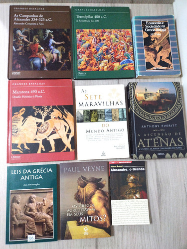 Coleção Livros Grécia Antiga (8 Livros)