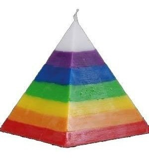 Veladora De Pirámide De 7 Colores, 7 Arcángeles, 7 Potencias