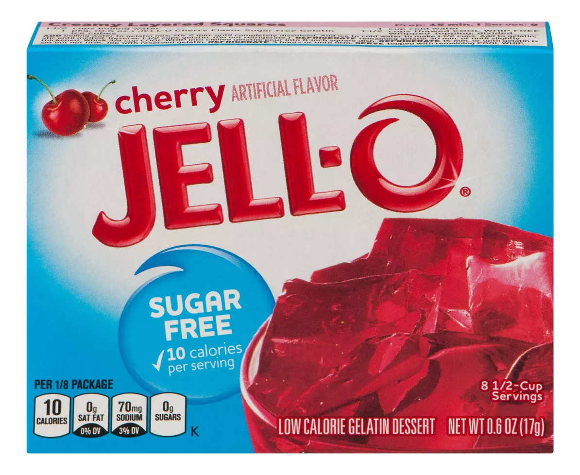 Primera imagen para búsqueda de gelatina sin azucar