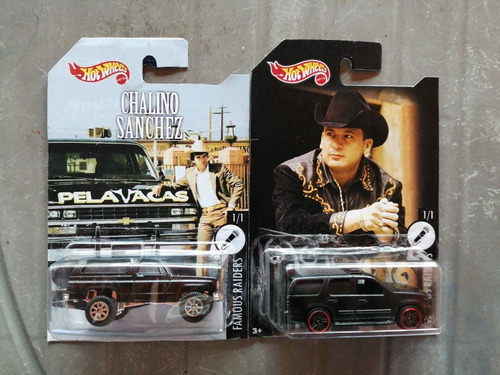 Pack Chalino Sanchez Y Valentín Elizalde Custom Hot Wheels 