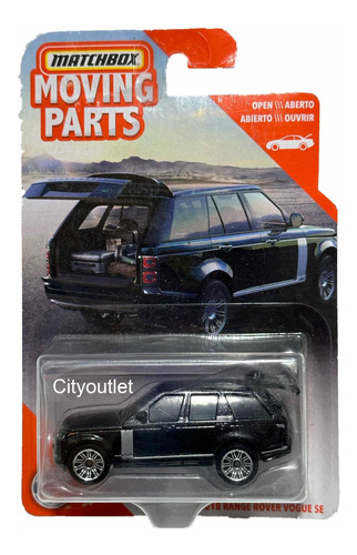 Matchbox 2018 Range Rover Vogue Se Moving Parts Abre Cajuela