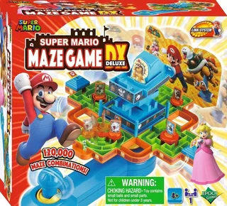 Juego Mesa Super Mario Bros Nintendo Maze Game Dx Deluxe