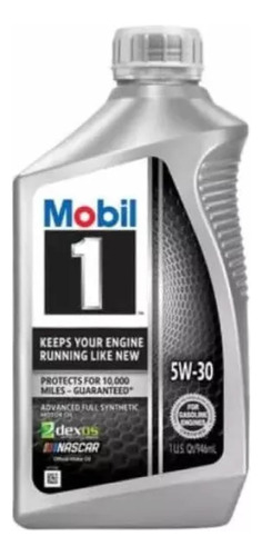 Lubricante Mobil 1 Advanced Full Synthetic 5w30 - 4 Cuartos