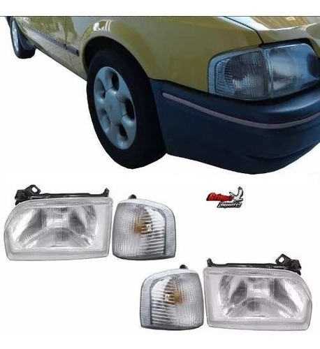 2 Farol Escort Hobby Verona + 2 Lanterna Cristal 87 88 A 94