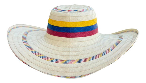 Sombrero 21 Fibras Exclusivo Tricolor Original A Mano