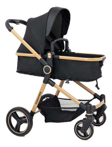 Carrinho Ivy Gold Travel System Galzerano Com Bebê Conforto