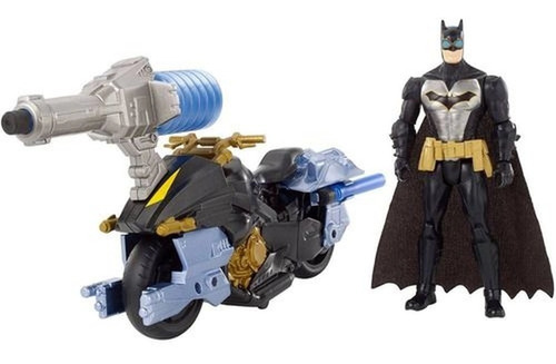 Boneco Batman E Batmoto Ataque Com Lançador - Mattel