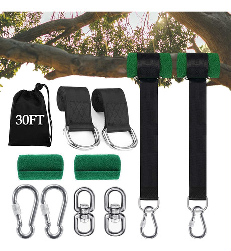 Kit De Correas Colgantes Columpio De Árbol (juego De 2...