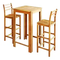 Comprar Mesa De Bar Con Sillas Taburetes\u002F Madera