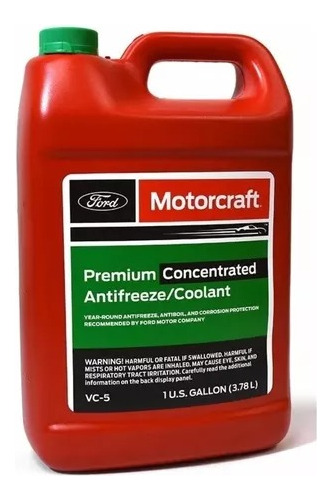 Refrigerante De Motor Premium Color Verde 