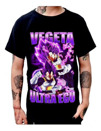 Playera Anime Dragon Ball Super Vegeta Ultra Ego