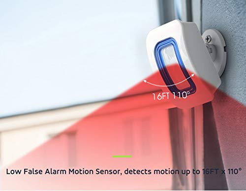 Motion Sensor Detect Alert Home Security Driveway Alarm 7t