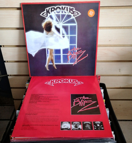 Lp Krokus Blitz Edición De Holanda 1984 Heavy Metal Vinilo 