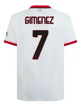 Comprar Jersey Milán Santi Giménez 7 Visita Versión Jugador 24\u002F25