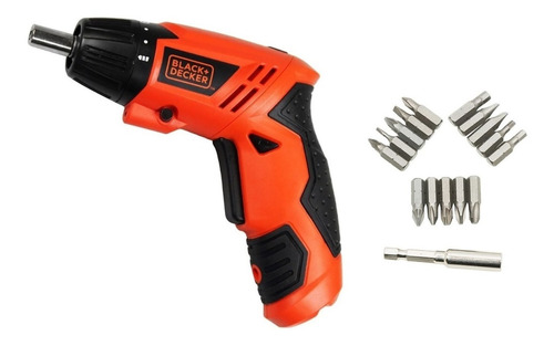 Destornillador Inalambrico Black Decker 1/4 4.8v 15 Puntas