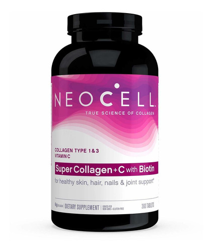 Neocell Super Colgeno Tipo I & Iii + Vitamina C - 360 Tablet