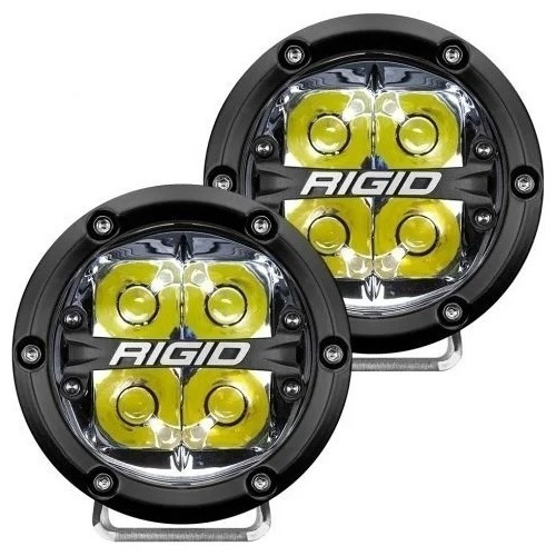 Faros Auxiliares Faro Redondo Rigid 360 Series 4  Spot / Bla