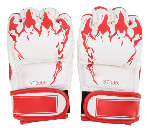 Guantes De Saco De Boxeo Profesional Mma Sin Dedos De Cuero