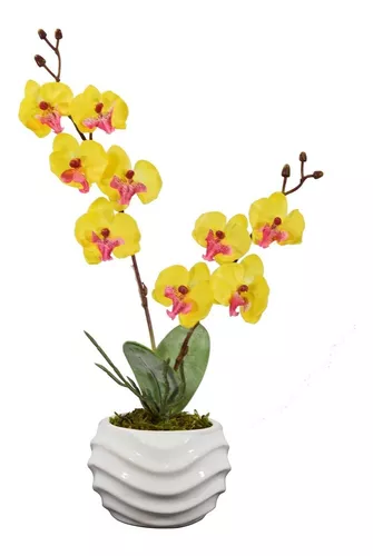 Arreglo Floral de Orquídeas artificiales Morado – Blumart