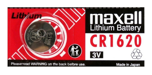 Imagen 3 de 3 de Tira 5 Pilas Cr1620 Tipo Botón Japonesa /maxell