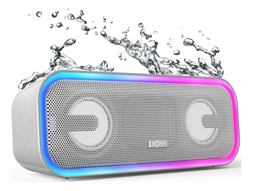 Parlante Doss Soundbox Pro+ Bt Resistente Al Agua Blanco