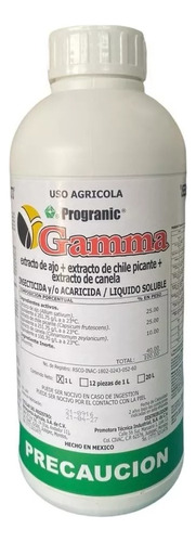 Progranic Gamma Extracto Ajo, Chile Y Canela Pti Litro