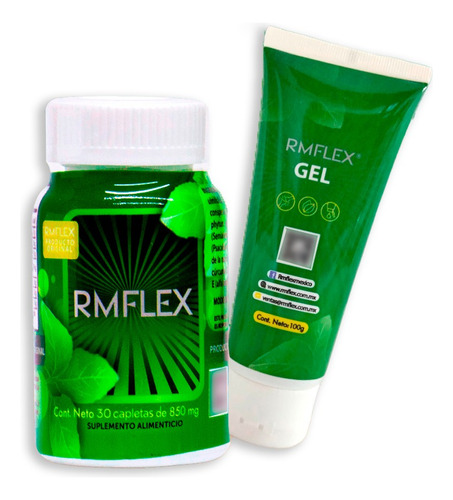 1 Rmflex 30 Capletas +1 Gel Glucosamina Rmflex 100% Original
