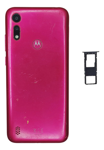 Motorola E6i Xt2053 Para Cambio Display Libre Sin Cuenta Rosa Chicle (Usado)