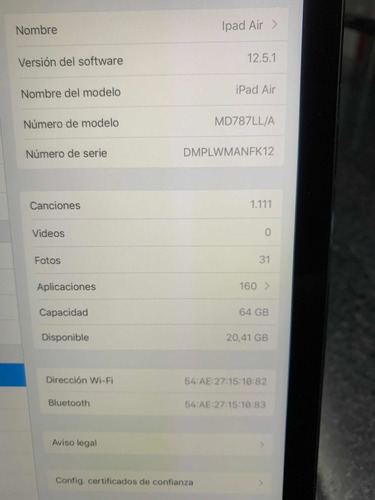 iPad Air 64gb
