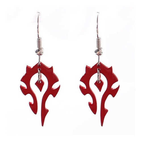 World Of Warcraft - Aretes Pendientes Horda Alliance Logo