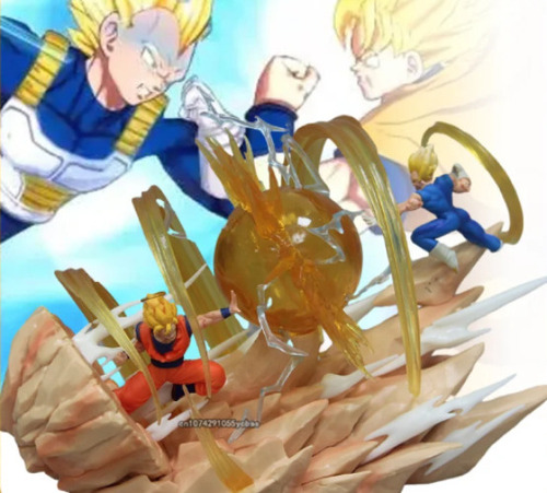 Figura Goku  Vs Vegeta  - Dragon Ball Z - Bootleg