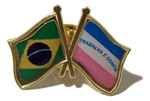 Pin Da Bandeira Do Brasil X Espírito Santo