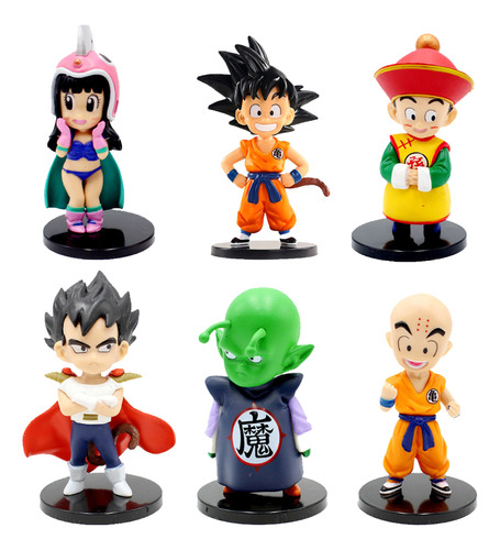 Modelo De Juguete Coleccionable De Dragon Ball De Anime, 6 U