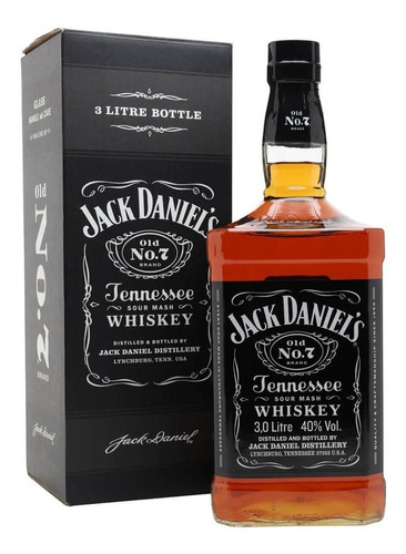 Whisky Jack Daniels Old N°7 Botellon 3ltrs En Estuche