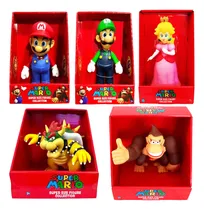 Comprar Combo Muñecos Super Mario X5 Luigi Bowser Peaches Grandes!!