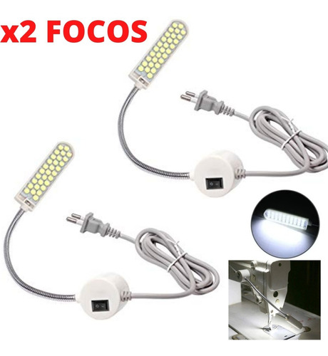 Luz Led Para Máquina De Coser Con Imán 30leds Brazo Flexible