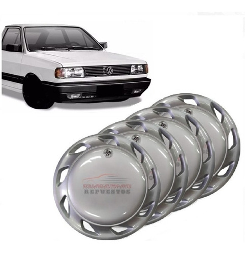 Kit 4 Tazas Rodado 13 Vw Gol. Senda Y Saveiro 1991 Al 1995  