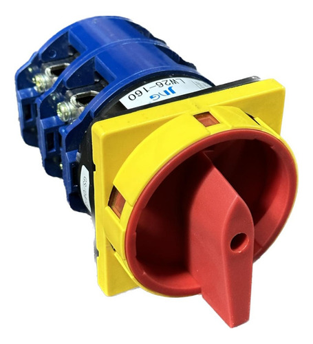 Chave Rotativa Liga-desliga Lw26-160 Gs/04-3 C/ Trava Jng Cor Verde/amarelo