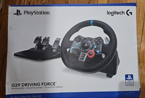 Logitech G29 Driving Force Racing Wheel Pedals  Ps5, Ps4,