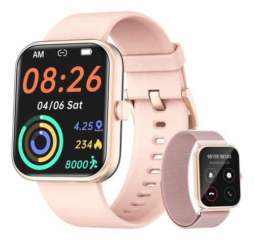 1.8 Reloj Inteligente Mujer Smartwatch R50 Bluetooth Llamada