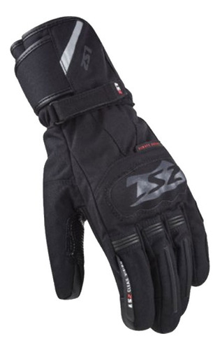 Guantes Ls2 Snow 112 Color Negro Talla Xl