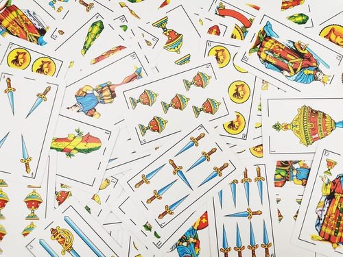 Naipes  Cartas Españolas Truco 50 Cartas Juego Mesa Familiar