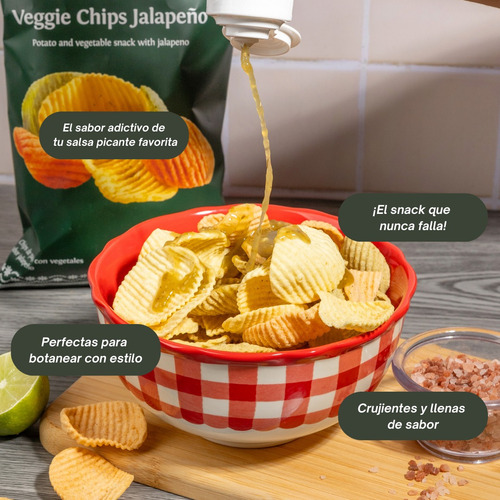 Veggie Chips Jalapeño 95gr 15 Pack