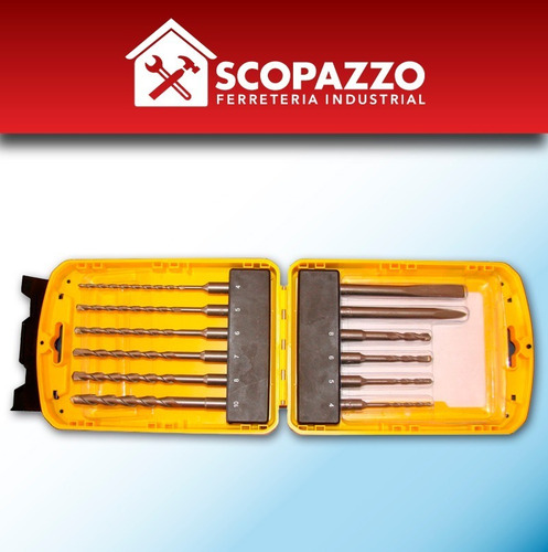 Imagen 4 de 8 de Rotomartillo Orebro 1500 W 5.5 J + Set 12 Mechas Stanley