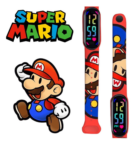 Reloj Mario Bross - Reloj Niño Digital Touch - Super Mario